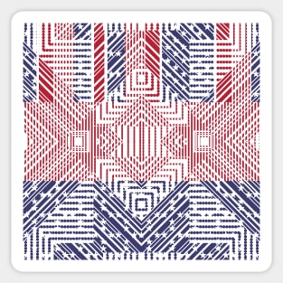 4th July, Independence Day , USA Sticker